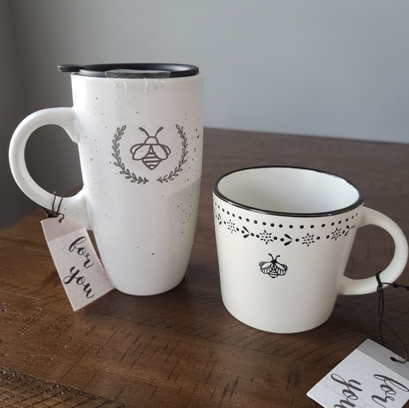 Sheffield Home Other - NWT Bee Travel & Coffee Mugs